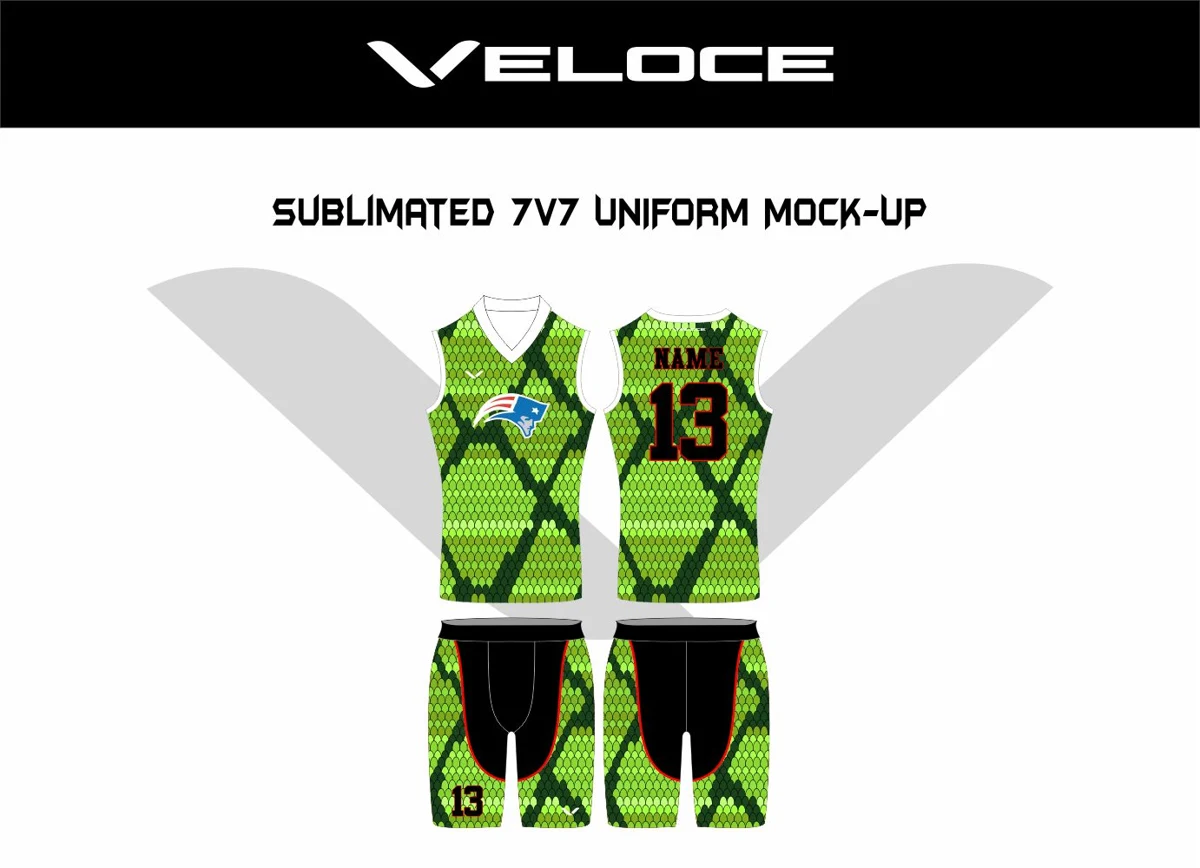 Custom 7v7 Uniform — VE-1722 — Veloce catalog image