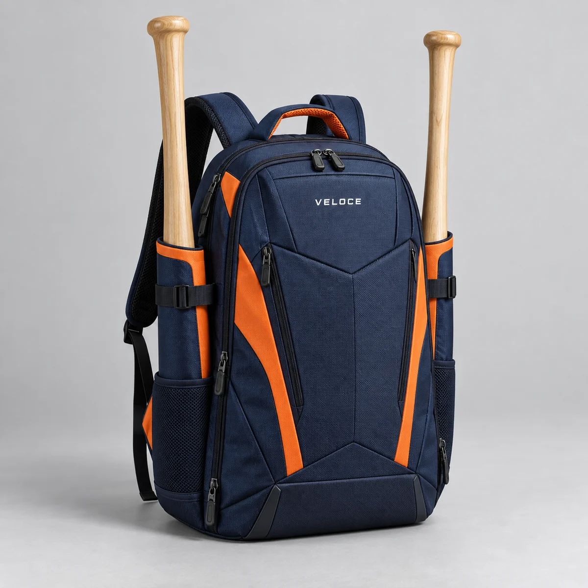 Baseball Bat Backpack — generated Veloce design concept