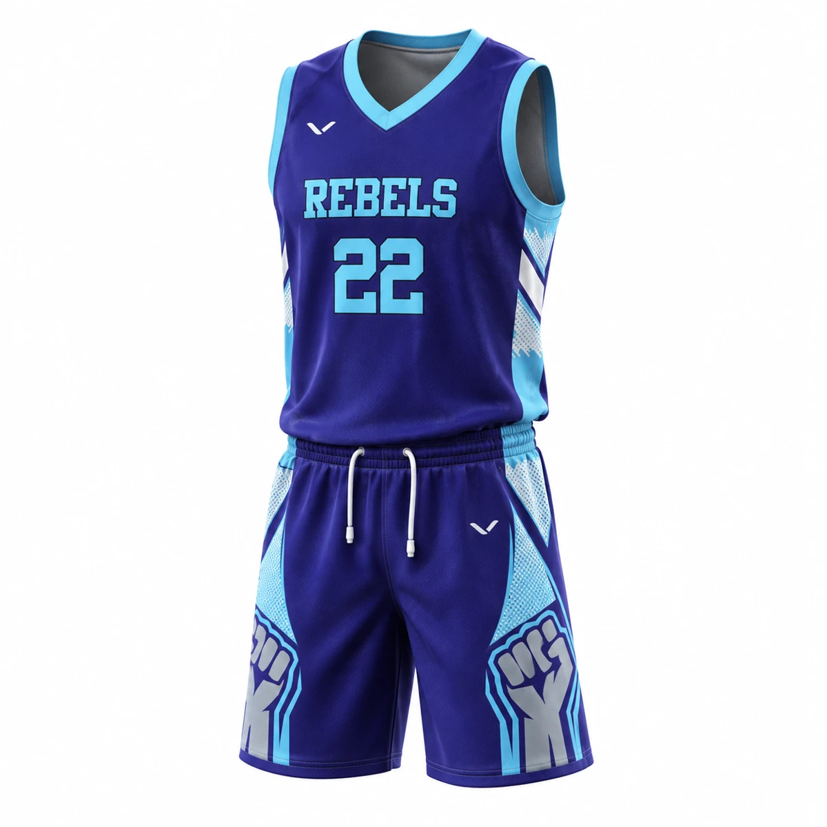 Basketball design from the Veloce Apparel collection
