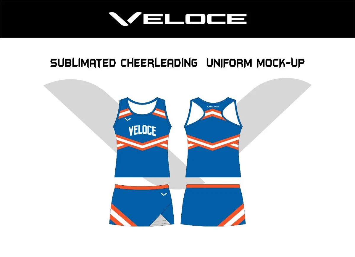 Custom Cheer Uniform — VE-1433 — Veloce catalog image