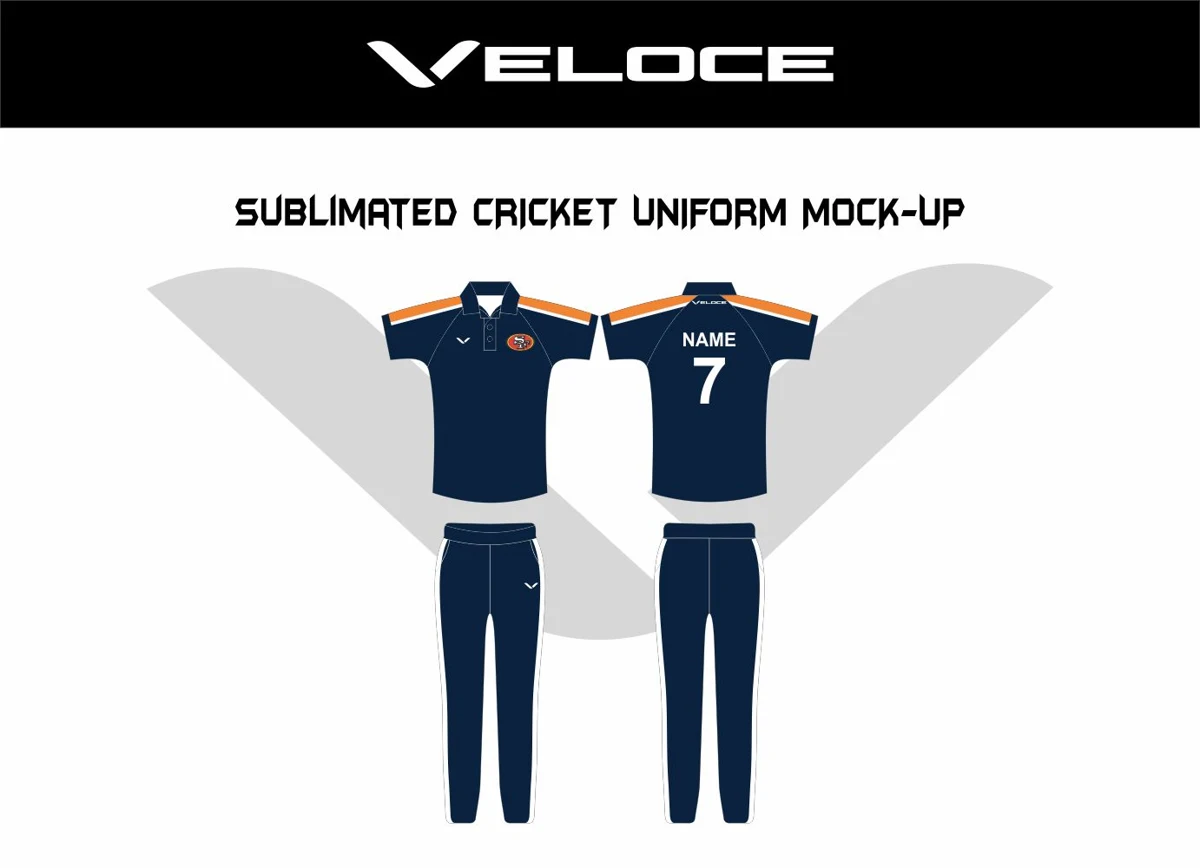 Custom Cricket Uniform — VE-1451 — Veloce catalog image
