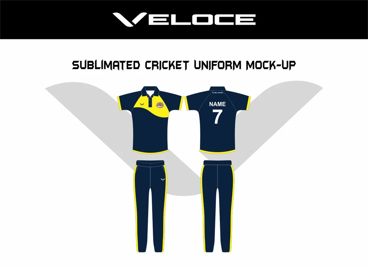 Custom Cricket Uniform — VE-1453 — Veloce catalog image