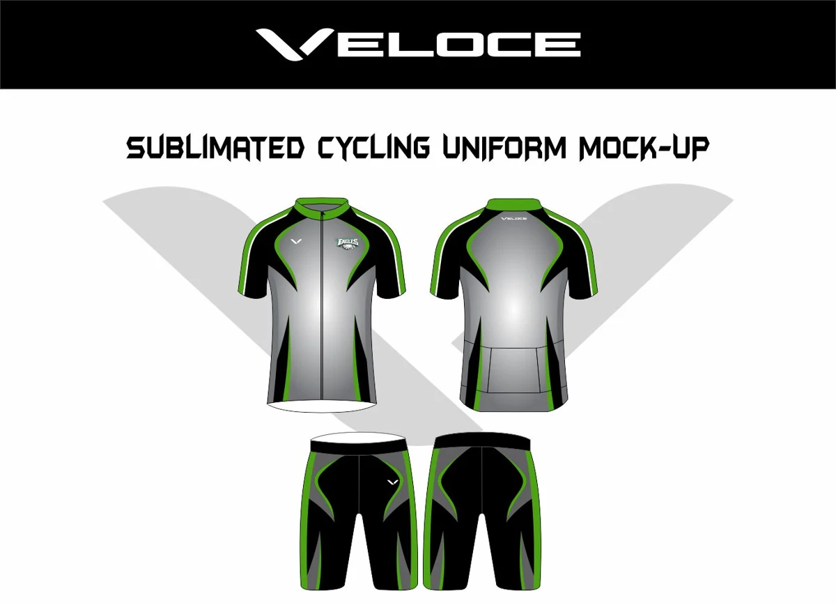 Custom Cycling Jersey — VE-1470 — Veloce catalog image