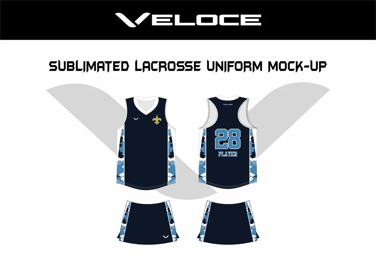 Custom Lacrosse Uniform — VE-1563 — Veloce catalog image
