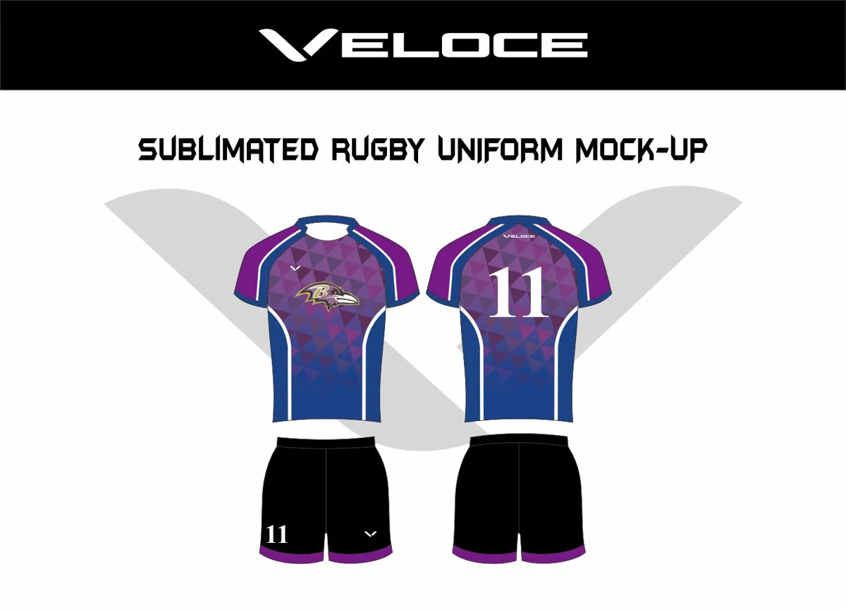 Custom Rugby Uniform — VE-1702 — Veloce catalog image