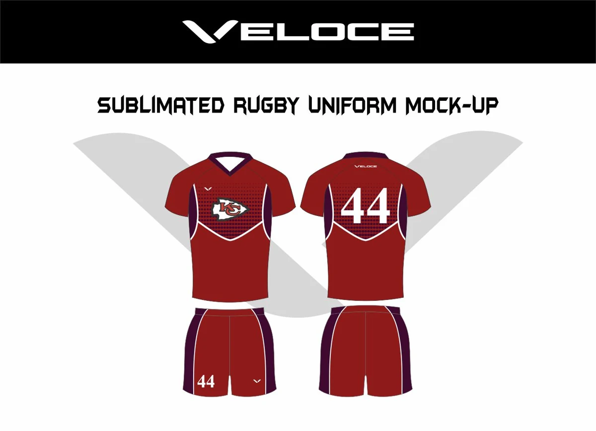 Custom Rugby Uniform — VE-1704 — Veloce catalog image