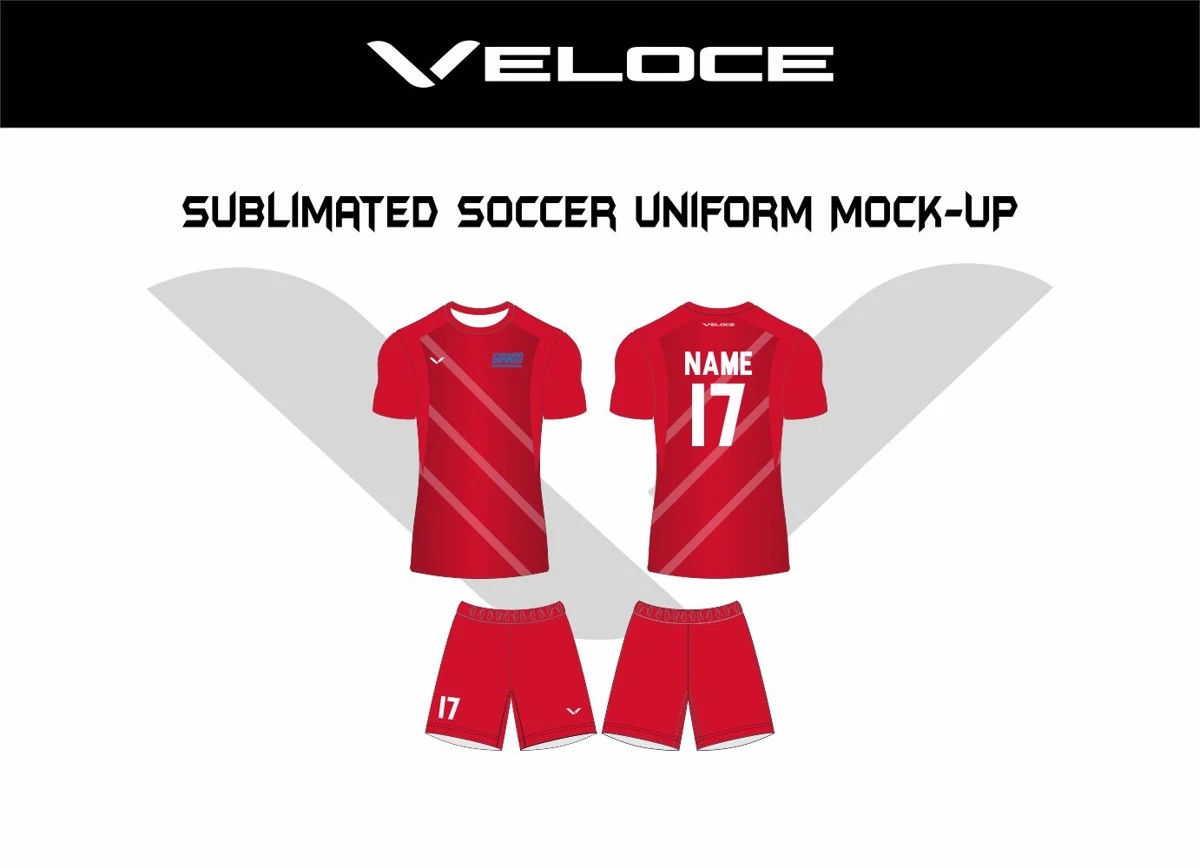 Custom Soccer Uniform — VE-1125 — Veloce catalog image