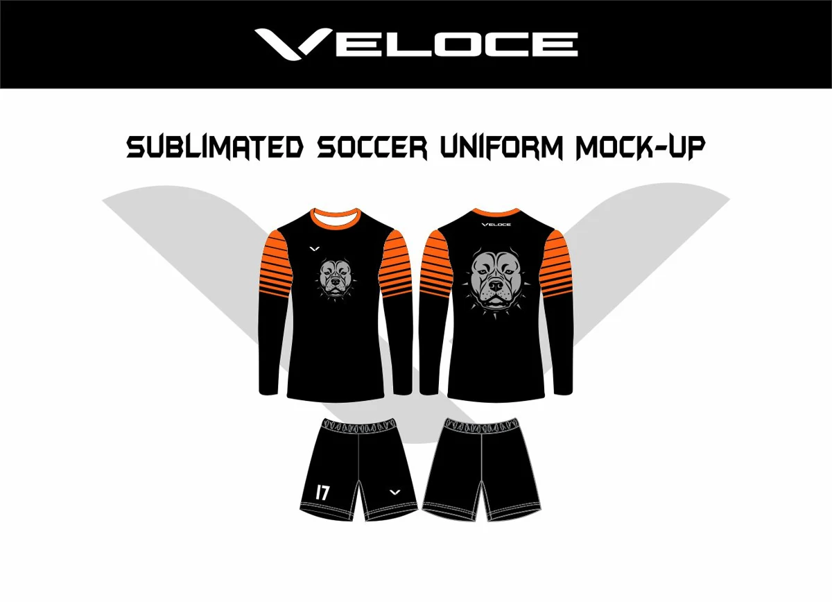 Custom Soccer Uniform — VE-1128 — Veloce catalog image