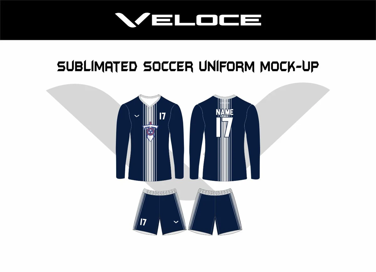 Custom Soccer Uniform — VE-1129 — Veloce catalog image