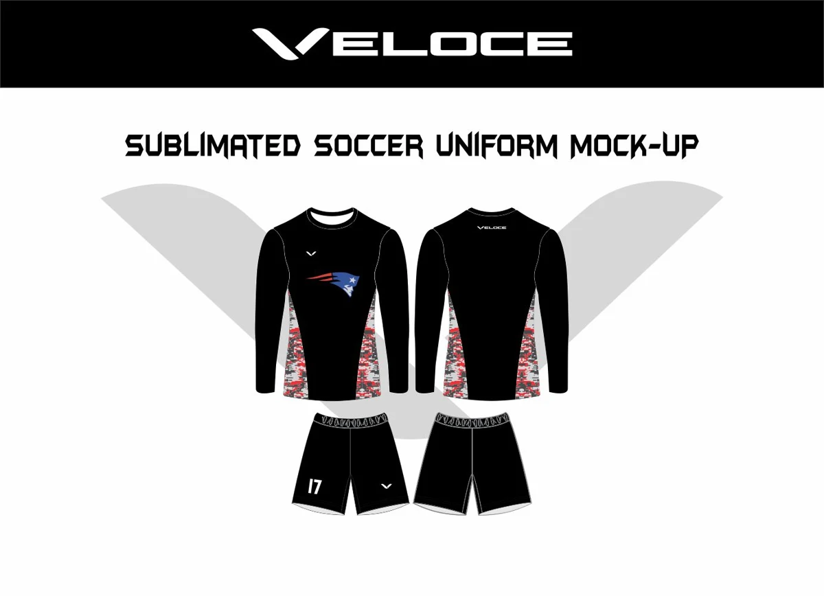 Custom Soccer Uniform — VE-1130 — Veloce catalog image